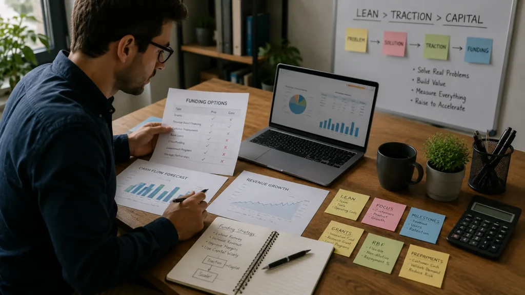 non dilutive funding options for booted startups